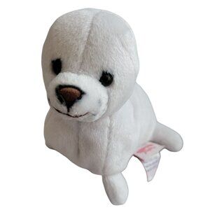 Gund Hawaiian Tropic Freckles Seal 6 inch Plush White Ocean Stuffed Animal 40691